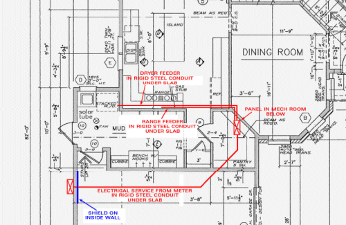 Plan Review and Markup for Low EMF Construction