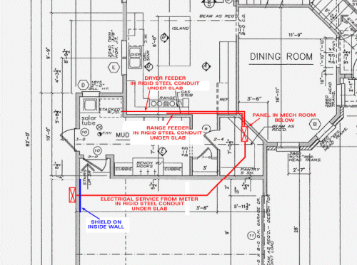 Plan Review and Markup for Low EMF Construction