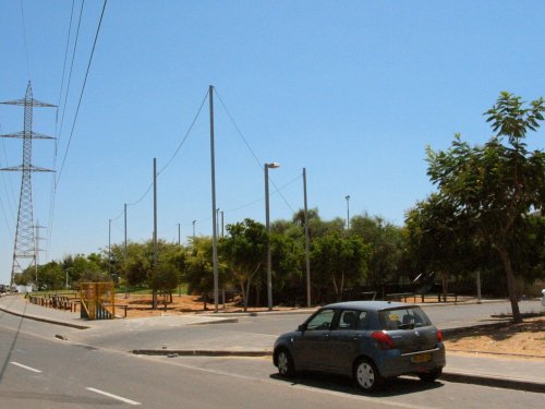 Overhead Active Shielding Lines near a School